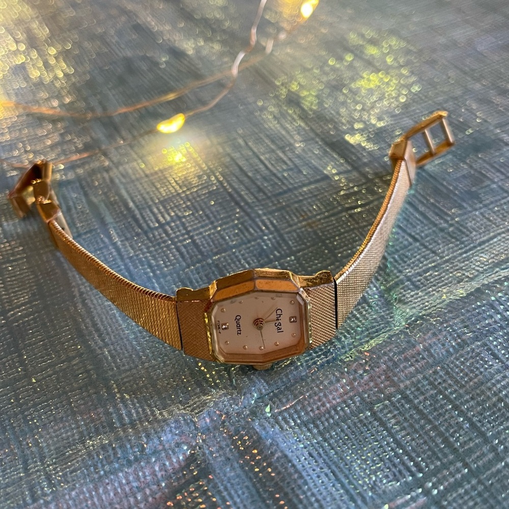 Vintage Chagal Women’s Gold Color Watch (currently non working)